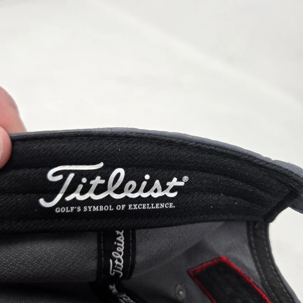 Titleist Golf Performance Hat Gray Teal Pro V1 FootJoy Adjustable Strapback Cap